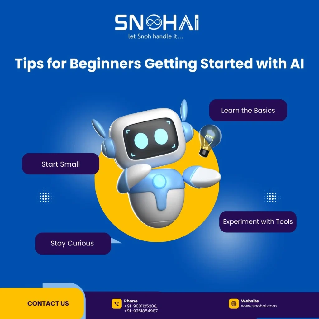 Tips for beginners to get started with artificial intelligence