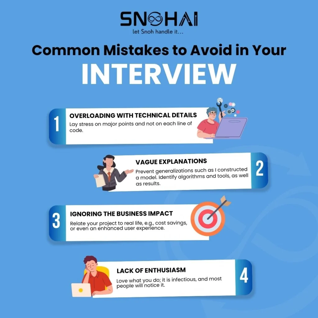 common mistakes to avoid in your interview