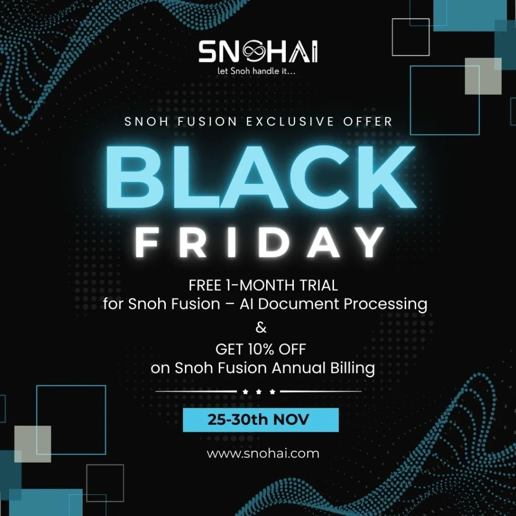 Black Friday Offer | SnohAI