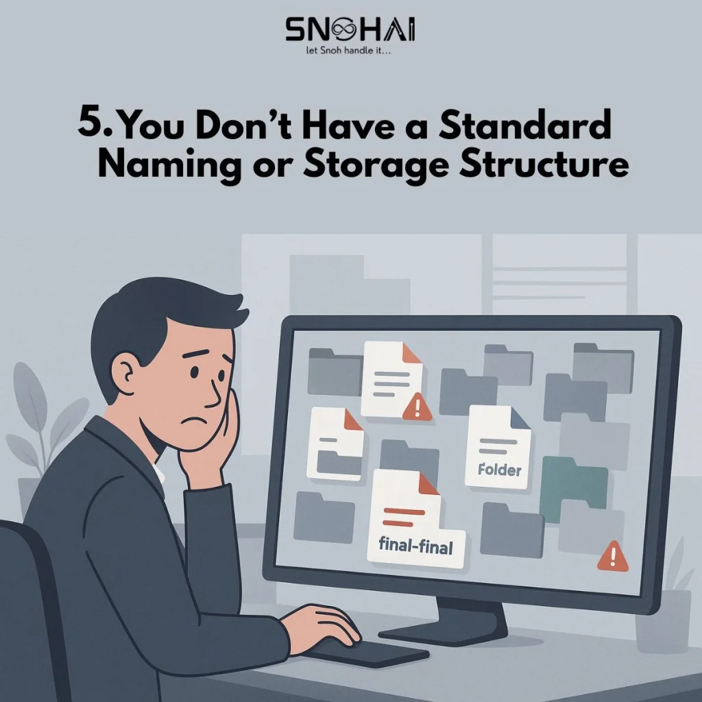 Reasons for document management challenges