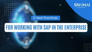 12 Best Practices for Working with SAP in the Enterprise