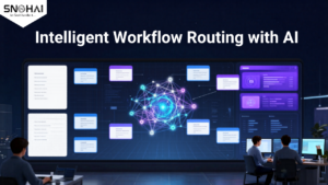 Intelligent workflow routing dashboard using AI for automatic task assignment