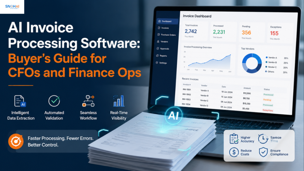 AI Invoice Processing Software: Buyer’s Guide for CFOs and Finance Ops
