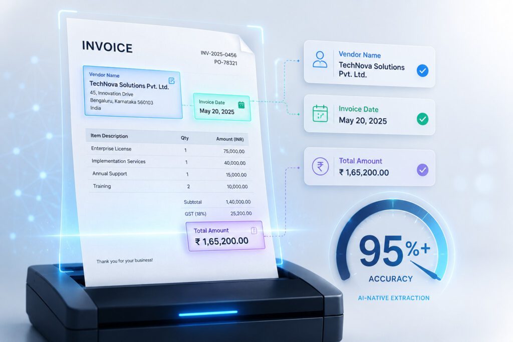 AI-native field extraction accuracy in DocuWare alternatives"