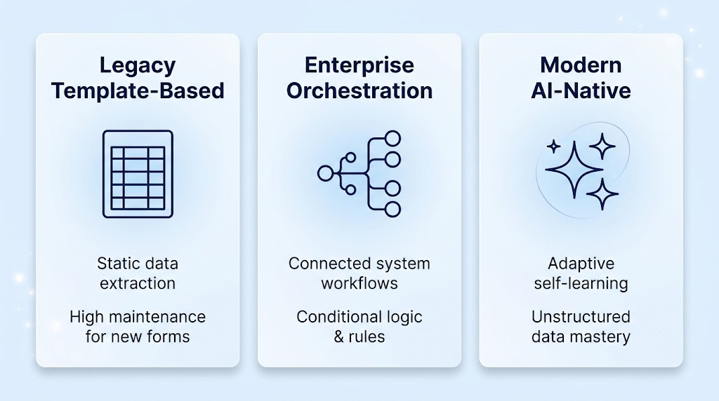 Comparing legacy and modern IDP platform architectures in the ABBYY vs Kofax landscape