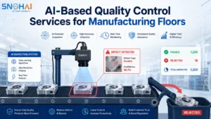 AI-Based Quality Control Services for Manufacturing Floors — featured image for SnohAI blog on AI-based quality control services.