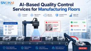 AI-Based Quality Control Services for Manufacturing Floors — featured image for SnohAI blog on AI-based quality control services.