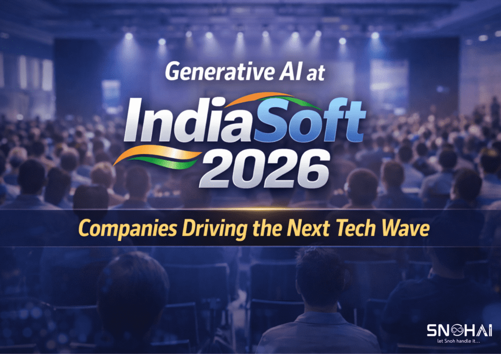 Generative AI at IndiaSoft 2026: Companies Driving the Next Tech Wave